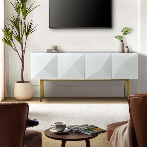 wayfair stainless steel sideboard